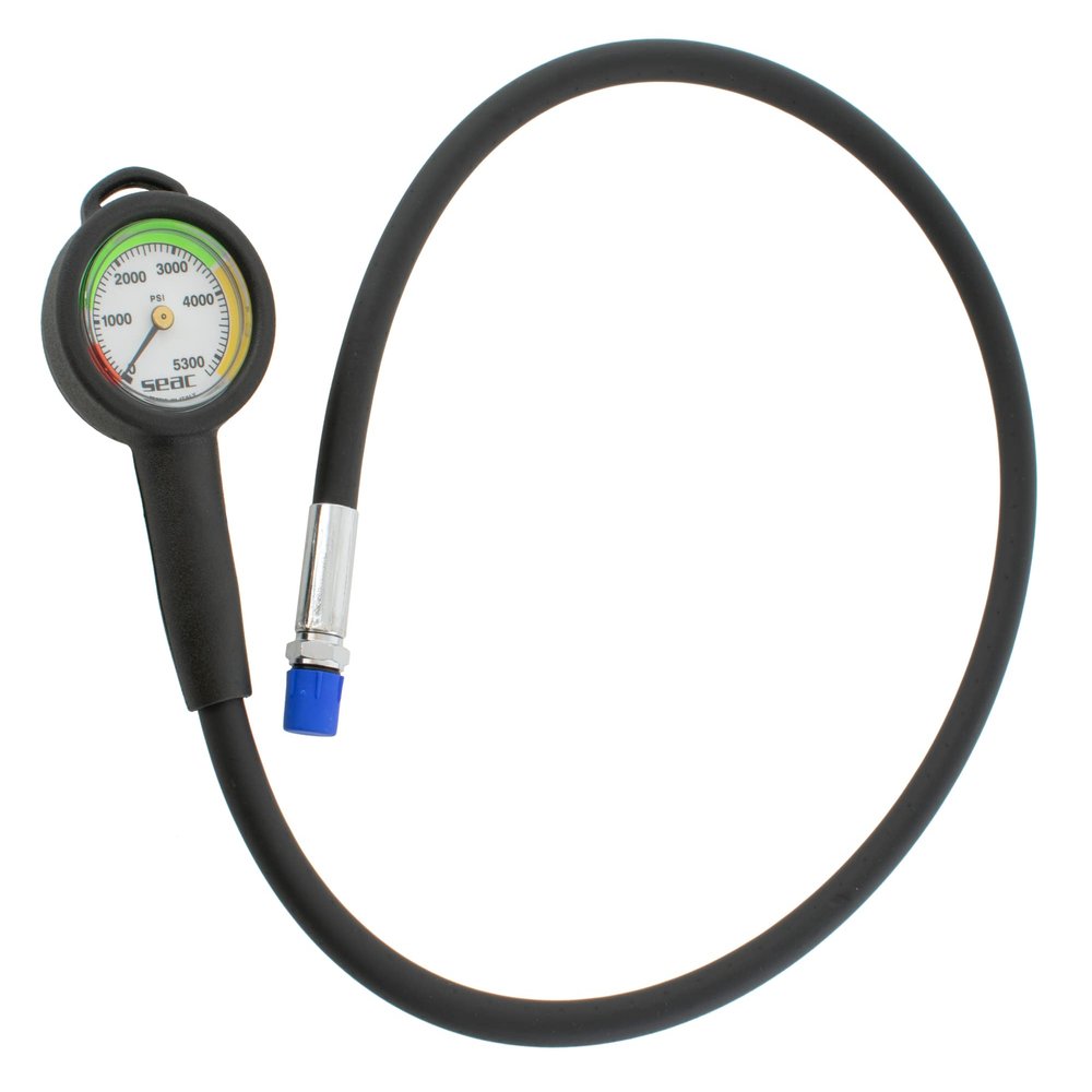 SEAC Compact PSI, Scuba Diving Pressure Gauge, dial Scale 0-5000 psi