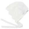 Infant Girl White Lace Bonnet Newborn Hat Baby Girl nb Cap(A-White Lace Bonnet with Imitation Pearls, 0-3 Months) view 1
