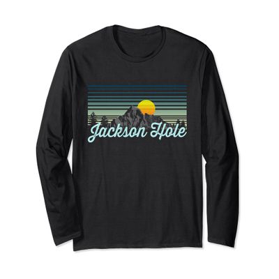Jackson Hole t-shirt retro Wyoming ski clothing