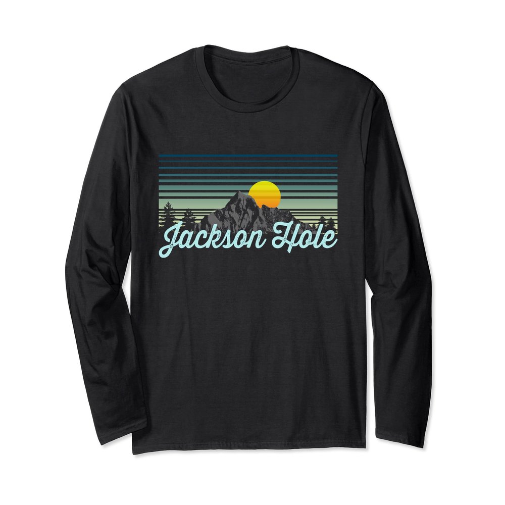 Jackson Hole t-shirt retro Wyoming ski clothing