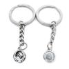 100 Items Metal Keychain Keyring Key Tags Chains Rings Jewelry Bag Charms T6BW3 Dog Food Dish view 1