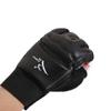 Baselay Taekwondo Gloves, WTF Approved Muay Thai Sandbag Boxing Training Punching Bag Half Mitts Sparring Martial Arts Karate Fighting Half Finger Glove for Men Women Kids (Black, Large) view 3