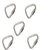 DBM IMPORTS 5 PCS Stainless Steel 3/16" Marine Triangle Quick Link 660 LBS Shackle Boat Rig view 1