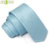 5 Packs Man Tie Fine Stylish Striped Neck Ties Microfiber Solid Colors (C1) view 2