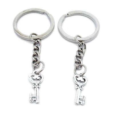 1 Item Metal Keychain Keyring Key Tags Chains Rings Jewelry Bag Charms K8YQ3 Magic Skeleton Key