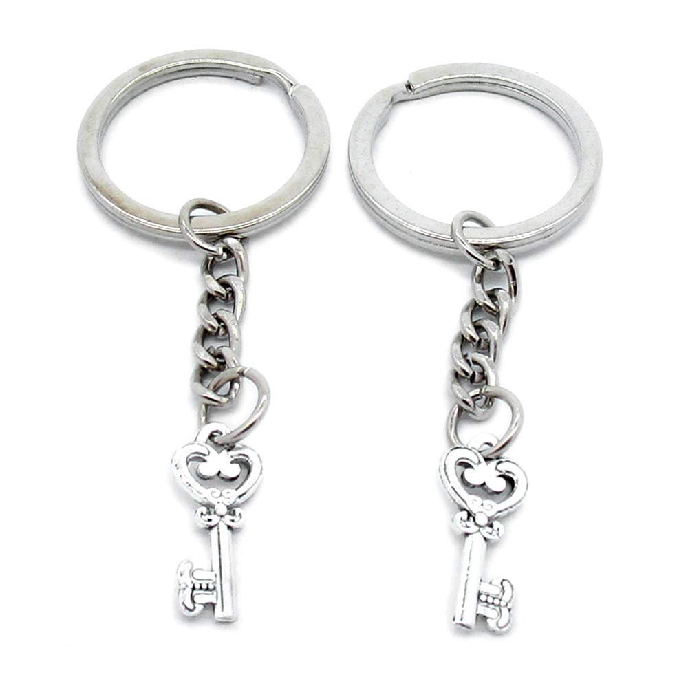 1 Item Metal Keychain Keyring Key Tags Chains Rings Jewelry Bag Charms K8YQ3 Magic Skeleton Key