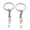 1 Item Metal Keychain Keyring Key Tags Chains Rings Jewelry Bag Charms K8YQ3 Magic Skeleton Key