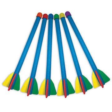 The ZONE Bull-Nose Weighted Foam Javelins, Set of 6