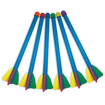 The ZONE Bull-Nose Weighted Foam Javelins, Set of 6