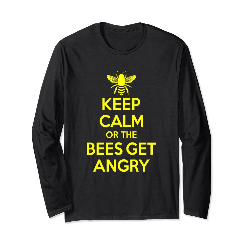 Beekeeper Keep Calm or The Bees Get Angry Beekeeping Shirt