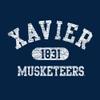 AH20 - Xavier Musketeers Athletic Arch HOODIE - Small - Navy view 2