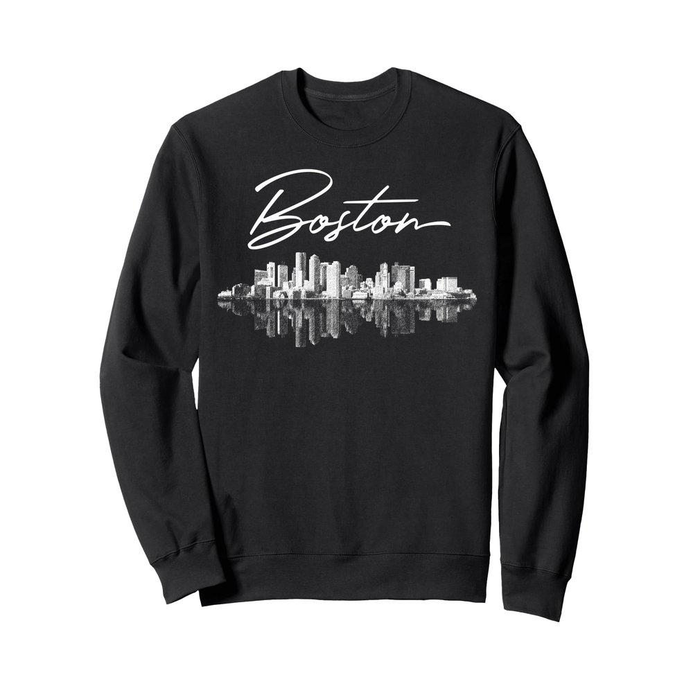 Boston MA Skyline Sweatshirt for Women & Men Sweatshirt