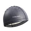 Taddlee Men Swim Cap PU Fabric Silicone Swimming Hat Pool Waterproof Sports Adult Swim Wear Accessories Large Size Outdoor(Gray) view 4