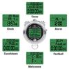 LAOPAO Stopwatch Metal Stopwatch Timer with Backlit 1/100th Second Precision 2 Lap Memory Digital Stop Watch for Coaches view 2