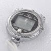 LAOPAO Stopwatch Metal Stopwatch Timer with Backlit 1/100th Second Precision 2 Lap Memory Digital Stop Watch for Coaches view 3