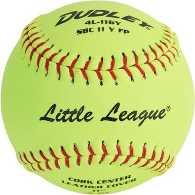 DUDLEY 11" SBC 11 Little League Leather Softball (Dozen)