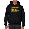 AH01 - Northern Kentucky Norse Basic Block Hoodie - 3X-Large - Black view 4
