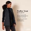 Amazon Essentials Women's Mid-Weight Puffer Vest, Ivory, X-Small view 2