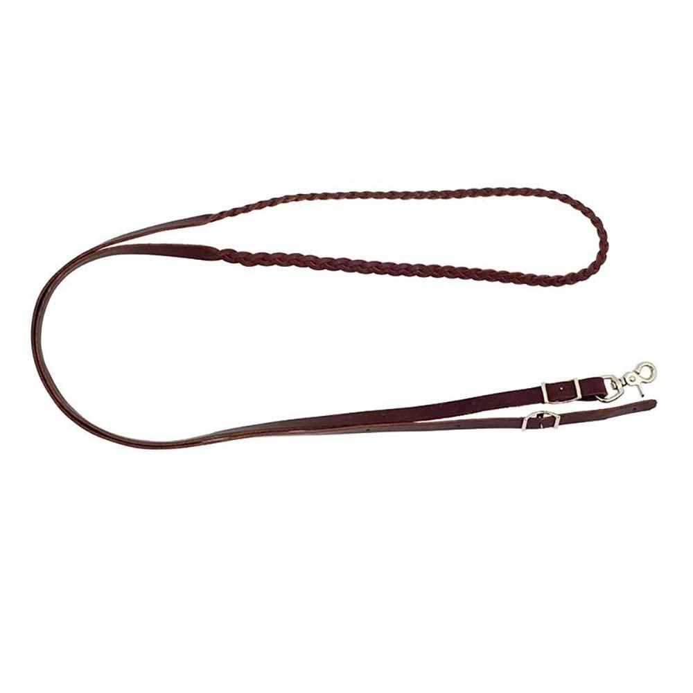 Wildfire Cowboy Tack 5/8in x 8ft Latigo 3 Platt Roping Rein