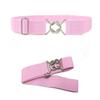 2 Pack Kide Belts Stretch Adjustable Belt For Little Boys Girls School Uniforms Pants With Easy Buckle (2 Pink) view 1