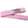 2 Pack Kide Belts Stretch Adjustable Belt For Little Boys Girls School Uniforms Pants With Easy Buckle (2 Pink) view 3