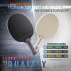 JOOLA Blizzard & Blackout - Competition Ping Pong Paddle Set - Includes 2 Table Tennis Rackets, 5 Ping Pong Balls, and Storage Box - Indoor and Outdoor Compatible view 3