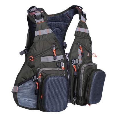Raprance Fishing Vest for Men and Women Outdoor Activity Fly Bass Fishing Vest Backpack (Army Green,FV02)