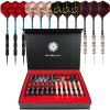 WINSDART ADKX Steel Tip Darts 12 Pack Set with Nonslip Iron Barrel Aluminum Dart Shafts and Flights + Darts Sharpener + an Gift Box (Darts-A) view 1