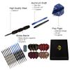 WINSDART ADKX Steel Tip Darts 12 Pack Set with Nonslip Iron Barrel Aluminum Dart Shafts and Flights + Darts Sharpener + an Gift Box (Darts-A) view 3
