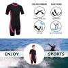 DEHAI Wetsuit Men Women Neoprene Diving Wet Suits, 2mm & 3mm Shorty/Long Sleeve Youth/Adult Full Body Thermal Swimsuit in Cold Water Keep Warm for Swimming Scuba Surfing view 2