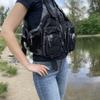 Raprance Fly Fishing Vest Backpack - Adjustable Lightweight and Quick-Dry, with 17 Pockets for Trout Bass Saltwater (Black,FV01) view 2