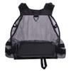 Raprance Fly Fishing Vest Backpack - Adjustable Lightweight and Quick-Dry, with 17 Pockets for Trout Bass Saltwater (Black,FV01) view 3