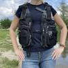 Raprance Fly Fishing Vest Backpack - Adjustable Lightweight and Quick-Dry, with 17 Pockets for Trout Bass Saltwater (Black,FV01) view 4