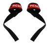 PICSIL Wrist Straps, Weightlifting Wrist Straps, Red, Modern, Nylon, Polyester, 1 Pair