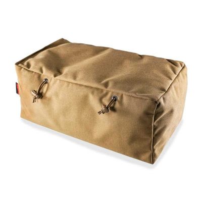 Wiebad Strapless Behemoth - Tactical Multi-Level Durable Rest Bag for Shooting Gear, Coyote