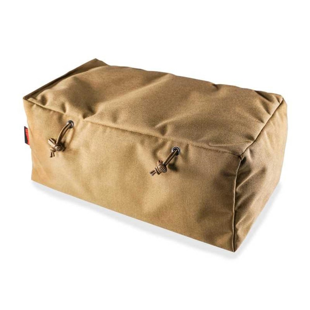 Wiebad Strapless Behemoth - Tactical Multi-Level Durable Rest Bag for Shooting Gear, Coyote