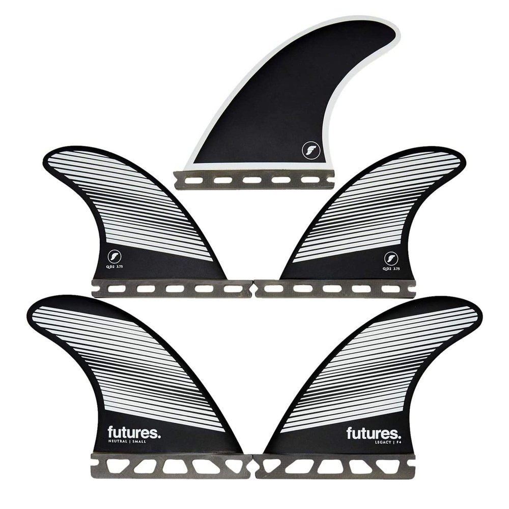 Futures F4 Legacy Five Fin Set Gray/Black