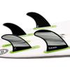 Futures F4 Legacy Five Fin Set Gray/Black view 3