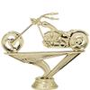 Crown Awards Motorcycle Trophies with Custom Engraving, 4.75" Personalized Motorcycle Chopper Trophy On Black Base 5 Pack view 2