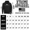 Xtreme Apparrel Boston City Baseball Skyline Men's Fan Hoodie Sweatshirt (Navy Hoodie, 4XL) view 2