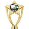Crown Awards Reading Trophies with Custom Engraving, 6" Personalized Reading Bookworm Trophy On Black Base 10 Pack view 2