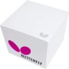 Butterfly Note Block - Table Tennis/Ping Pong Accessory - Keep Tabs On All Your Opponents - Non-Adhesive Post Notes - Each Page Has Wing Logo - Great Gift Choice view 1