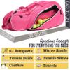 Athletico 6 Racquet Tennis Bag | Padded to Protect Rackets & Lightweight | Professional or Beginner Tennis Players | Unisex Design for Men, Women, Youth and Adults (Pink) view 4