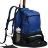 Athletico Premier Tennis Backpack - Tennis Bag Holds 2 Rackets in Padded Compartment | Separate Ventilated Shoe Compartment | Tennis Bags for Men or Women (Blue) view 1