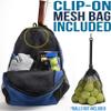 Athletico Premier Tennis Backpack - Tennis Bag Holds 2 Rackets in Padded Compartment | Separate Ventilated Shoe Compartment | Tennis Bags for Men or Women (Blue) view 3