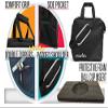 Athletico Essential Bowling Bag - Single Ball Bowling Tote Bag With Padded Bowling Ball Holder (Black) view 2