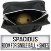 Athletico Essential Bowling Bag - Single Ball Bowling Tote Bag With Padded Bowling Ball Holder (Black) view 4