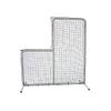 Skywalker Sports Baseball and Softball Pitching Screen | Batting Practice Equipment | 6ft Black L Screen with UV Treated Net and Steel Frame view 1