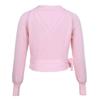 Freebily Girls Knit Wrap Long Sleeve Ballet Dance Cardigan Sweaters Gymnastics Coat Pink# 5-6 view 3