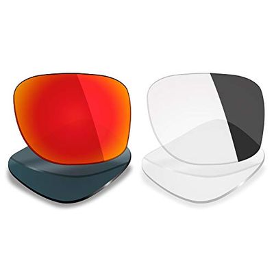 Mryok 2 Pair Polarized Replacement Lenses for Oakley Big Taco Sunglass - Options